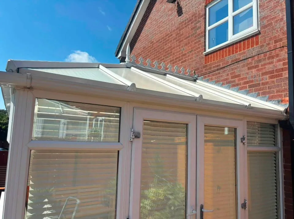 Conservatory after cleaning